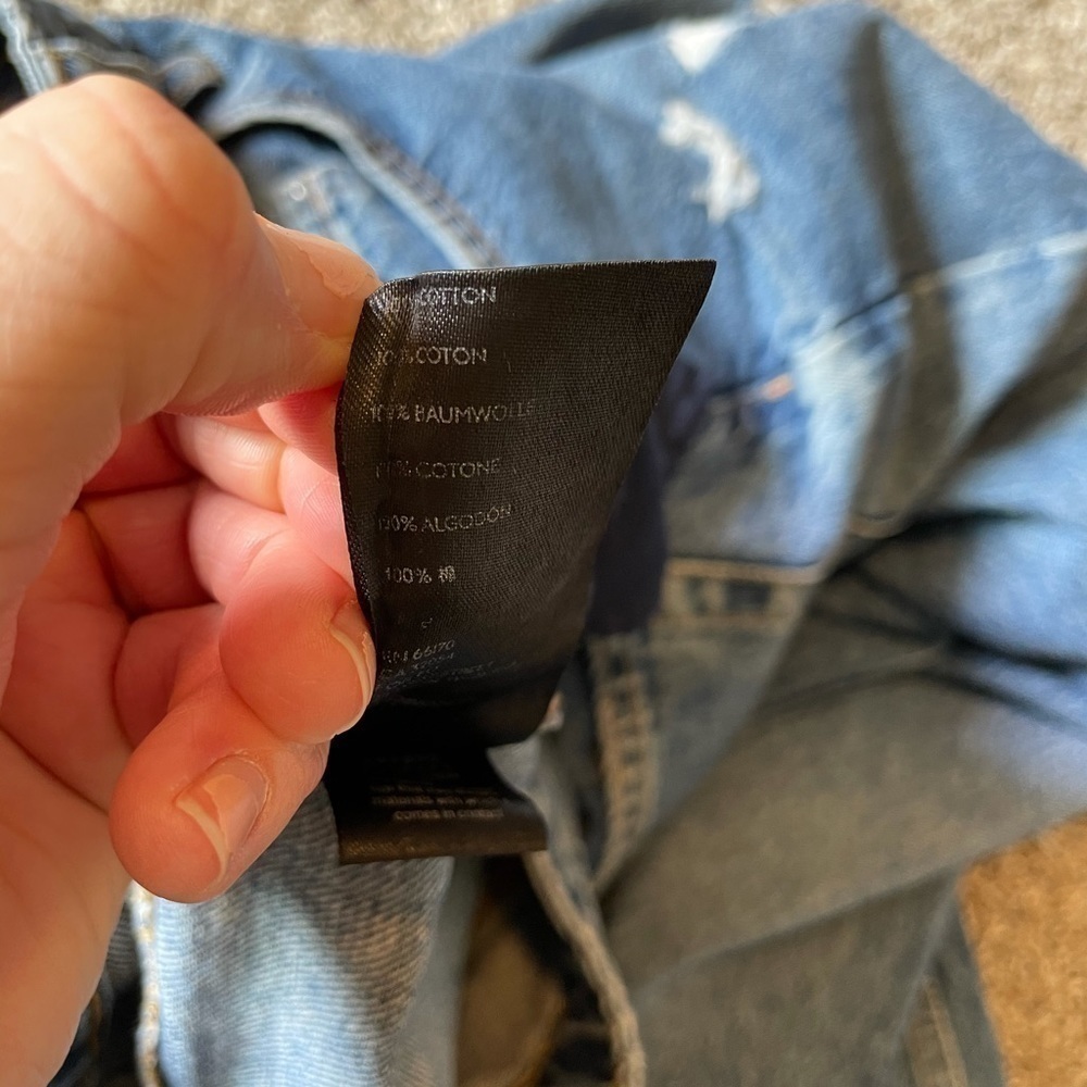 Free people straight high rise distressed jeans 29 - Picture 9 of 9